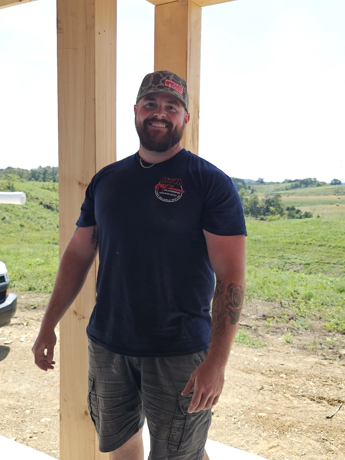 Ethan on a new-construction project